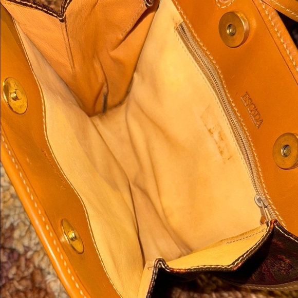 Vintage Escada Crossbody Bag with Floral Print - Picture 6 of 9